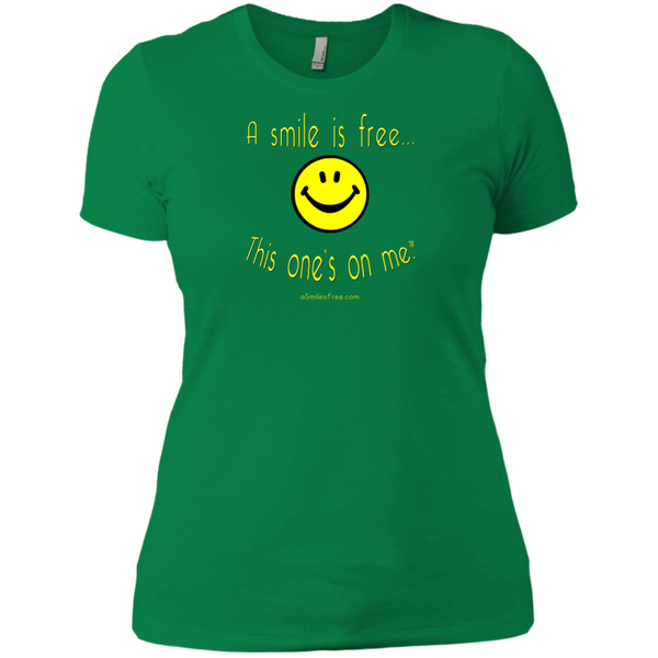 NL3900 Ladies' Boyfriend T-Yellow Smile