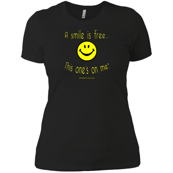 NL3900 Ladies' Boyfriend T-Yellow Smile