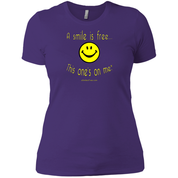 NL3900 Ladies' Boyfriend T-Yellow Smile