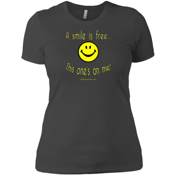 NL3900 Ladies' Boyfriend T-Yellow Smile